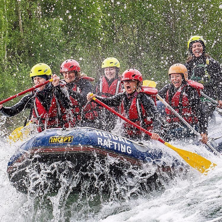 Rafting og Via Ferrata