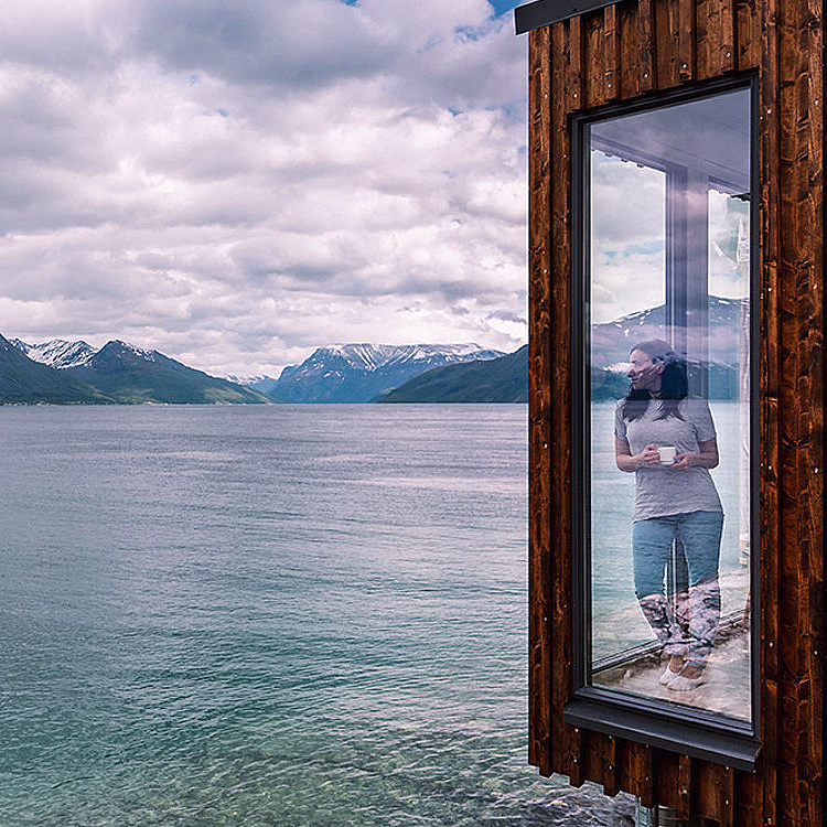 Arctic fjordcabins med jacuzzi