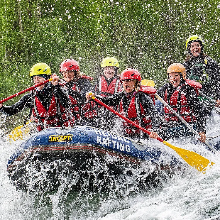 Rafting og Via Ferrata
