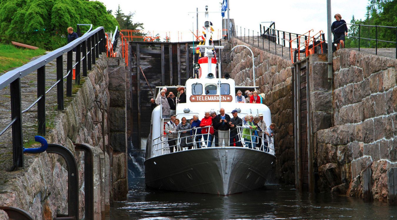 Kanalcruise med sluser