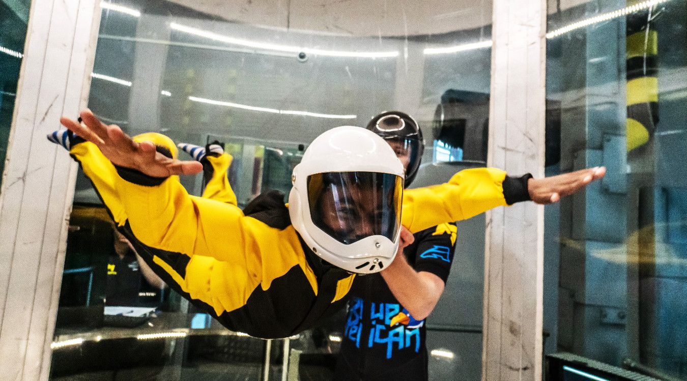 Lekeland og vindtunnel