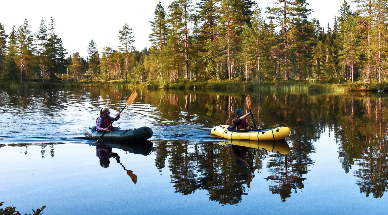 Svevetelt med friluftspakke