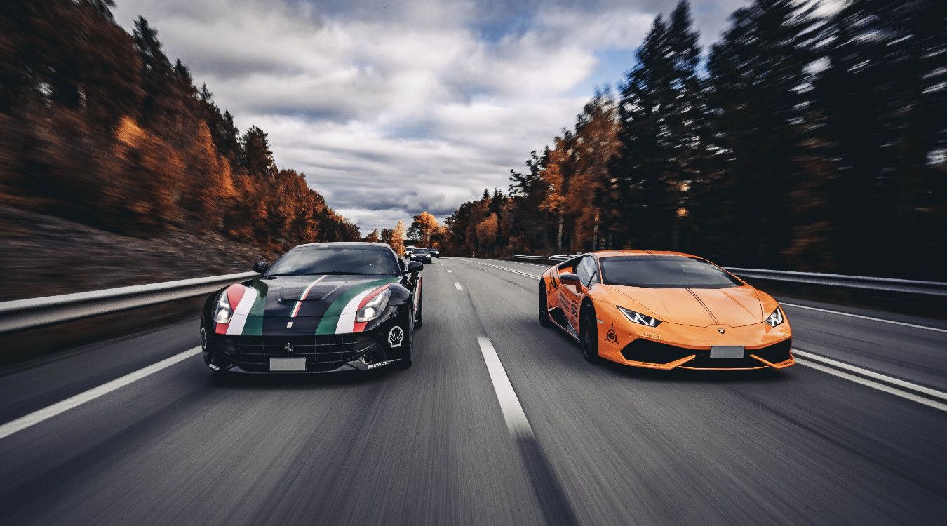 Kjør Ferrari & Lamborghini Premium