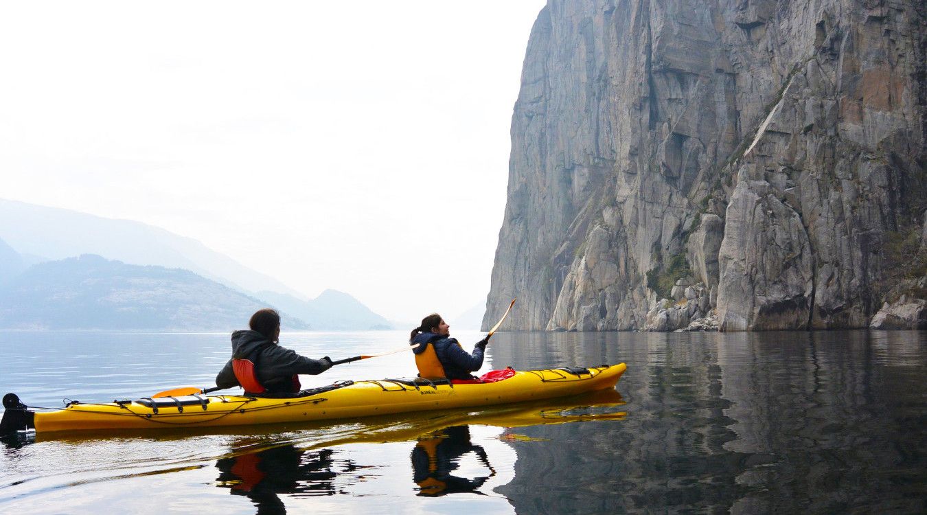 Guidet kajakktur i Lysefjorden