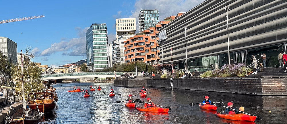 Elvepadling i Akerselva