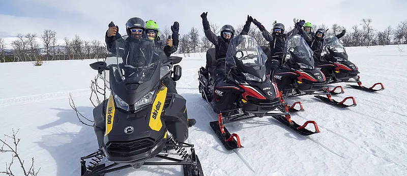 Snøscootersafari for to heldag