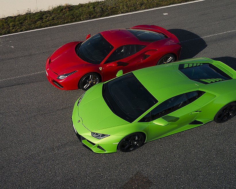 Kjør Lamborghini & Ferrari på racerbane