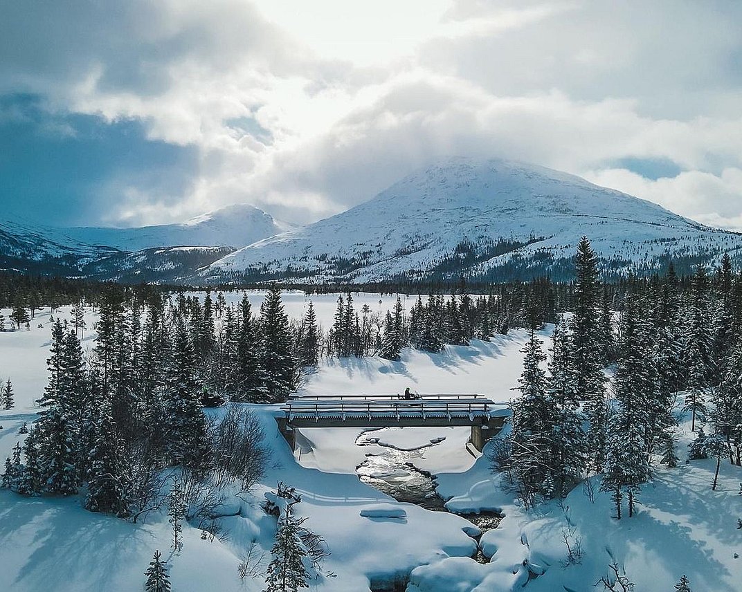 Snøscootersafari for to heldag