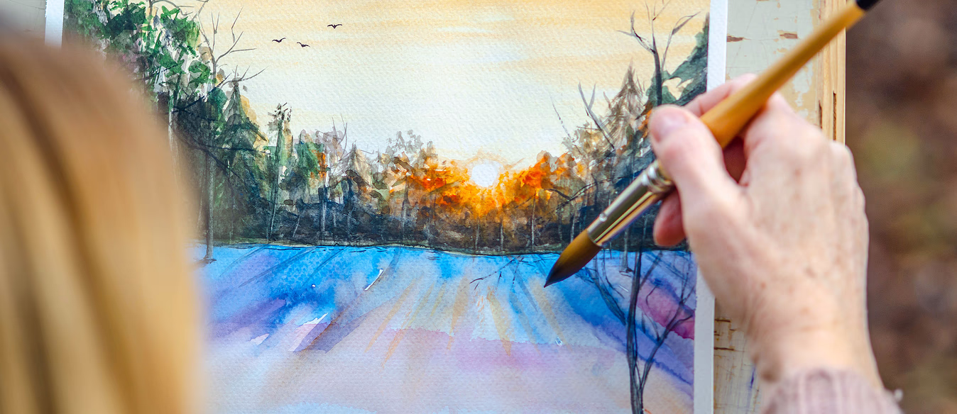 Malekurs i akvarell
