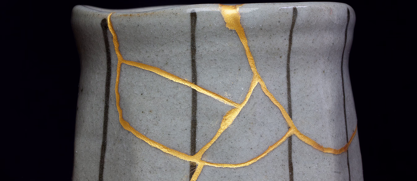 Lag Kintsugi gullkeramikk