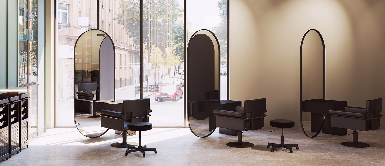 Besøk hos damefrisør