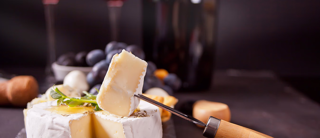 Vin- og ostekveld for to