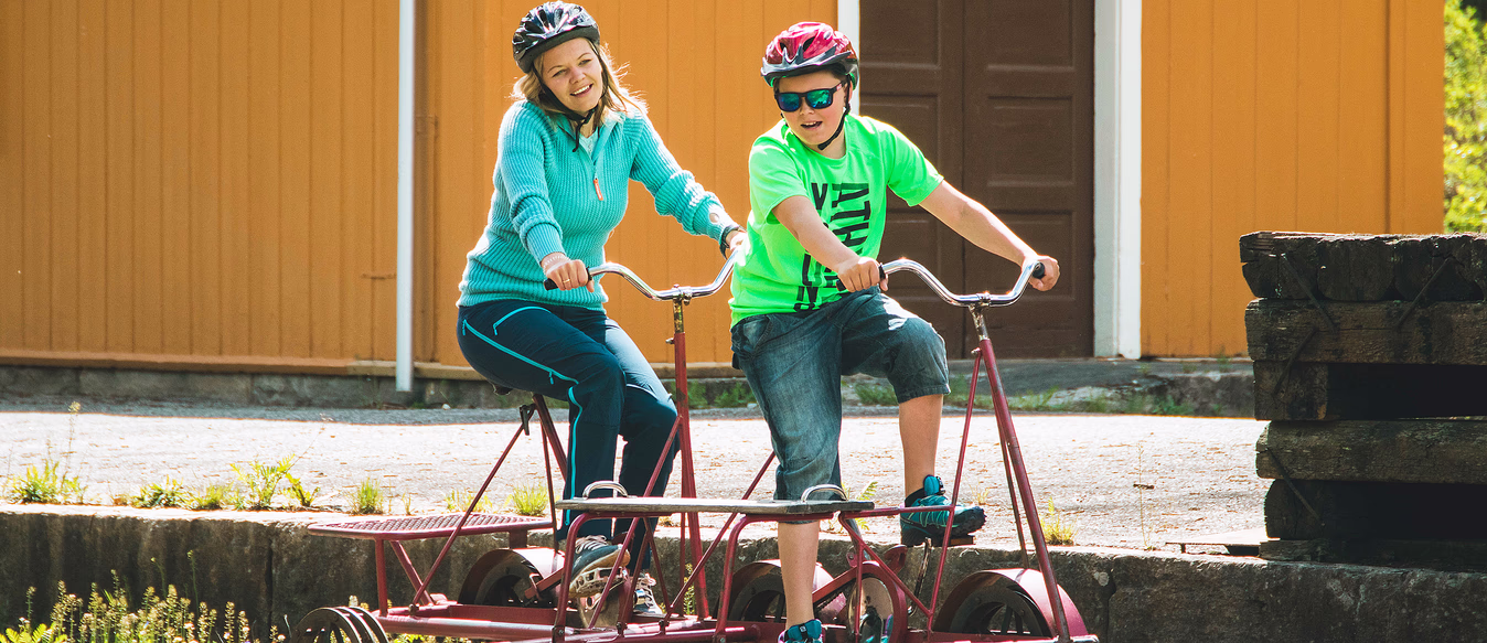 Overnatting, dresin, treretters og ølsmaking