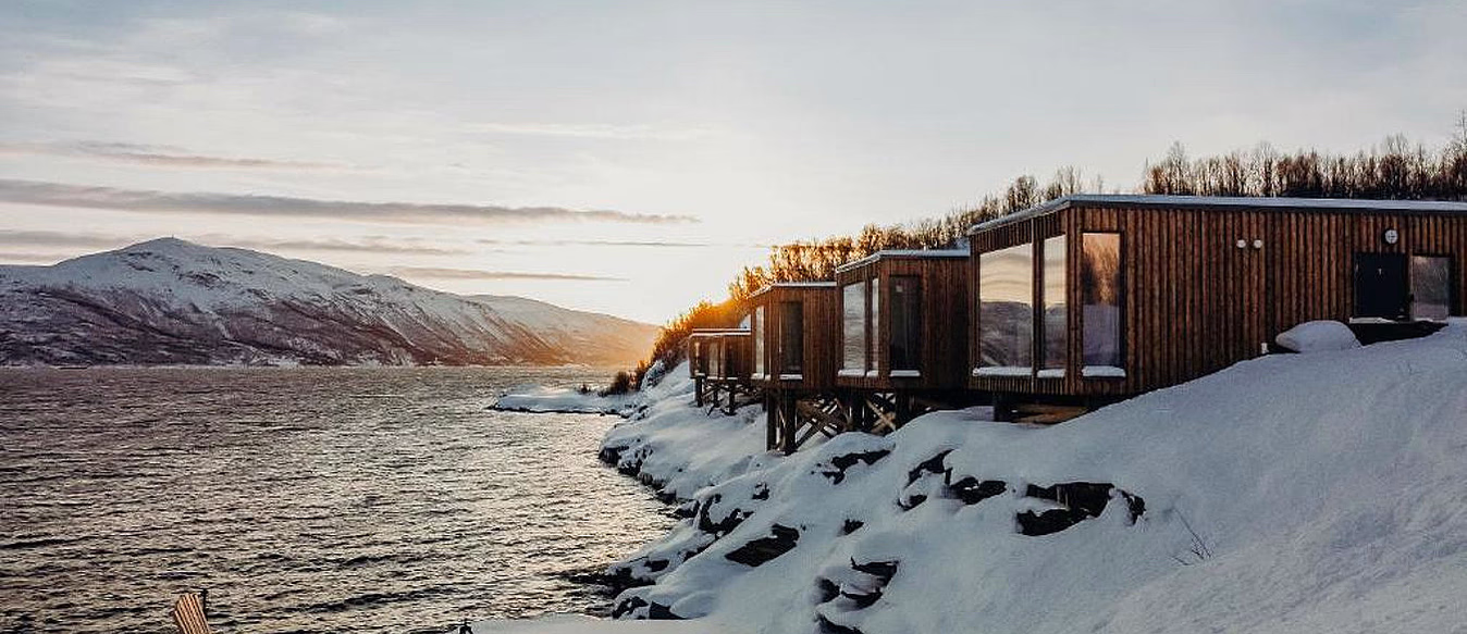 Arctic fjordcabins med jacuzzi