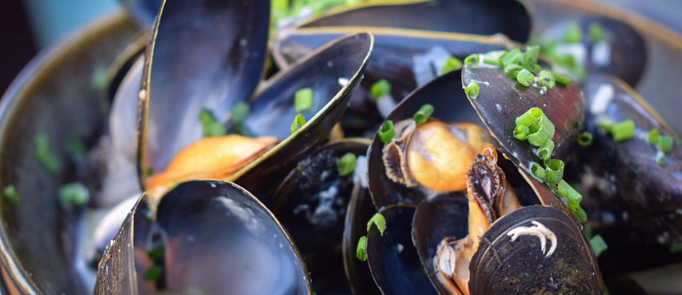 Skalldyrtallerken for to