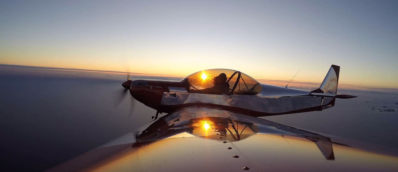 Flyleksjon og flytur med pilot