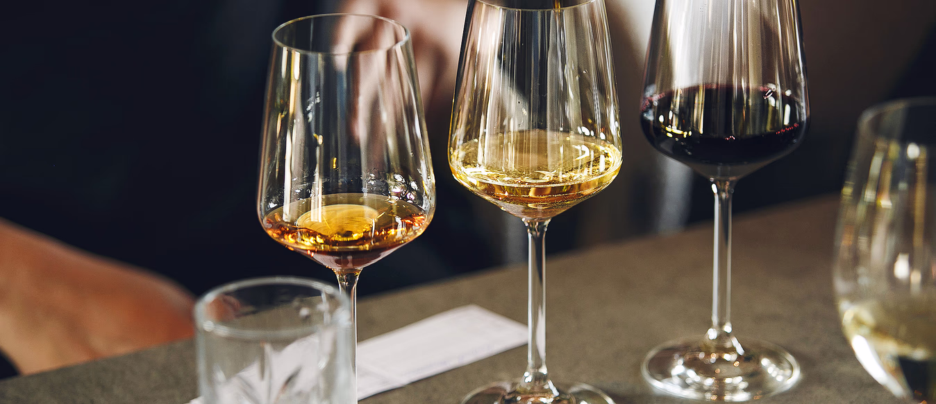 Vinflight med sjokolade