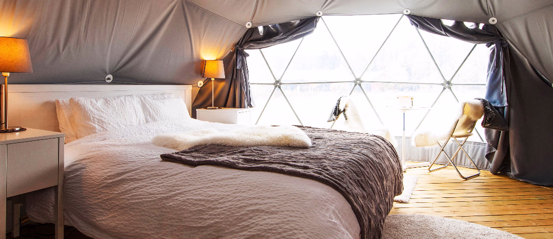 Dome Glamping for familien