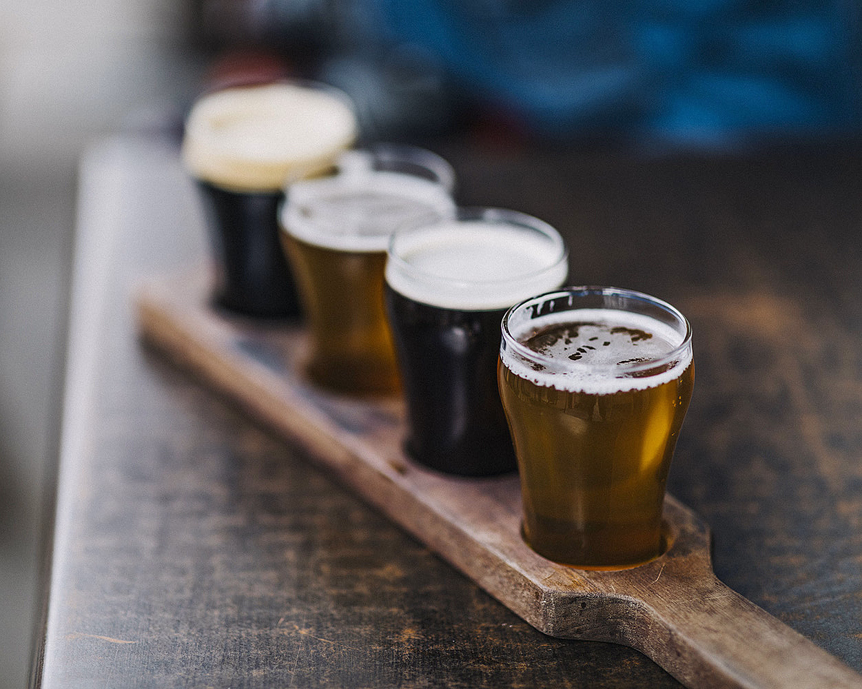 En kveld med håndverksøl for to