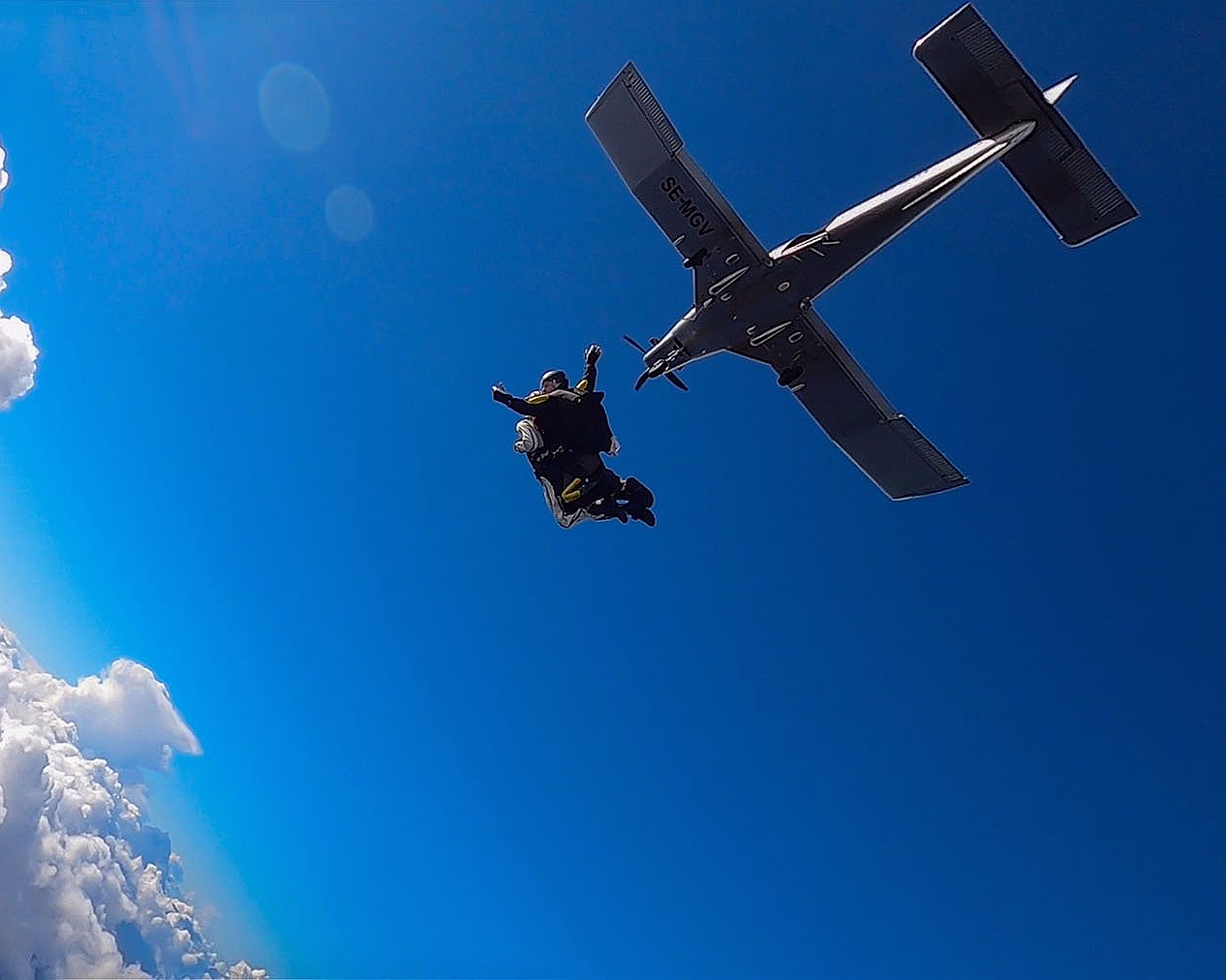 Tandem fallskjermhopp