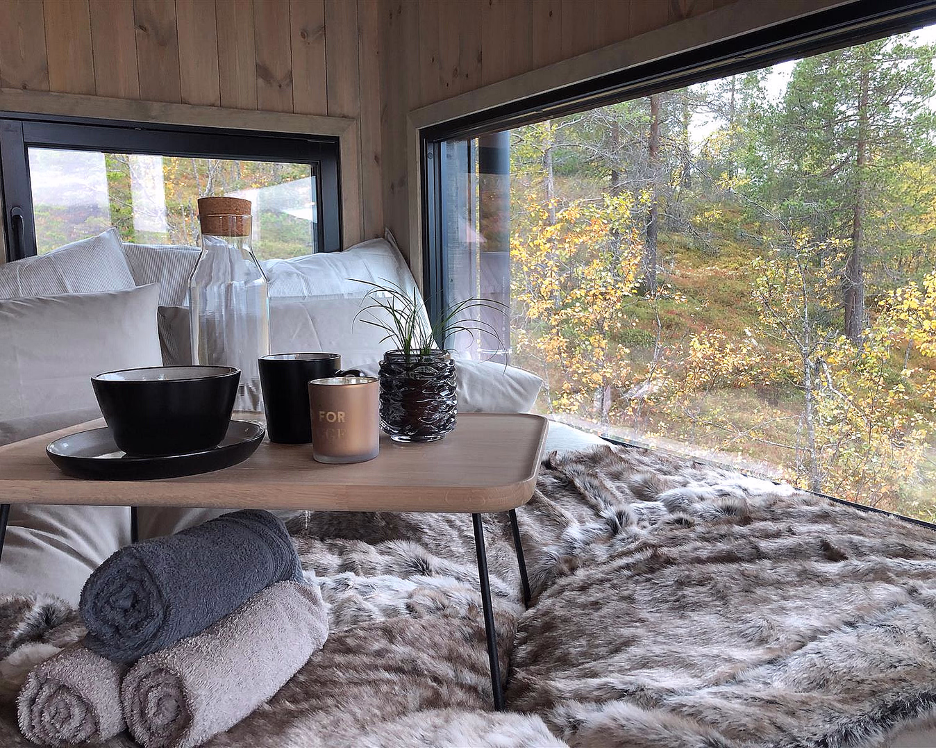 Natt i fjelltopphytte