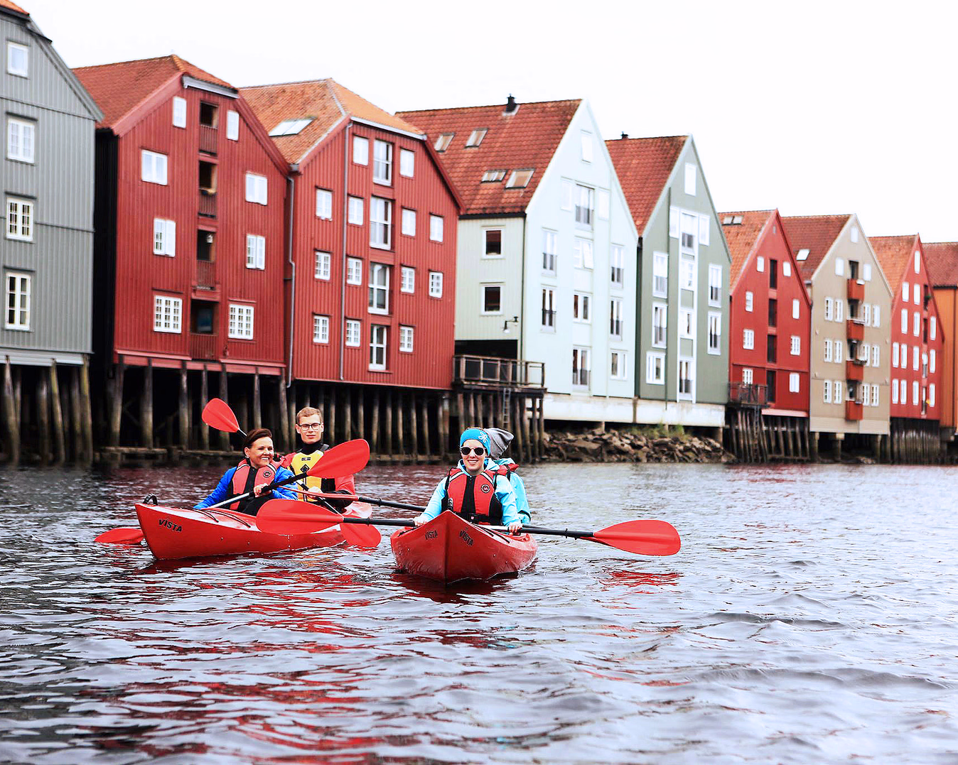 Urban kajakktur langs Nidelven