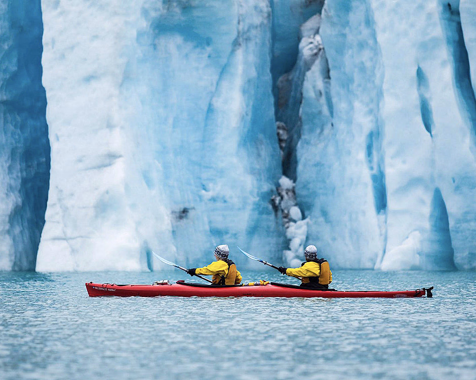 Isbreeventyr fra kajakk