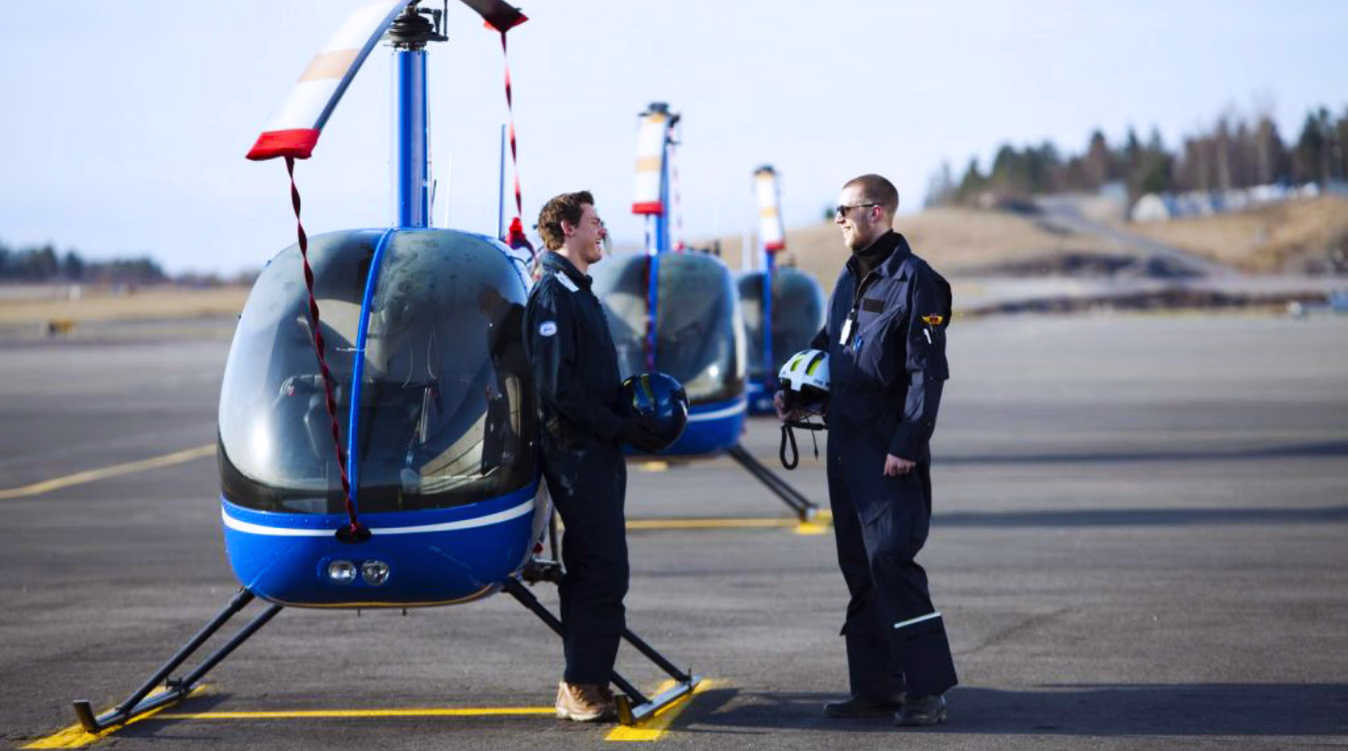 Helikopterleksjon og prøveflyging deluxe