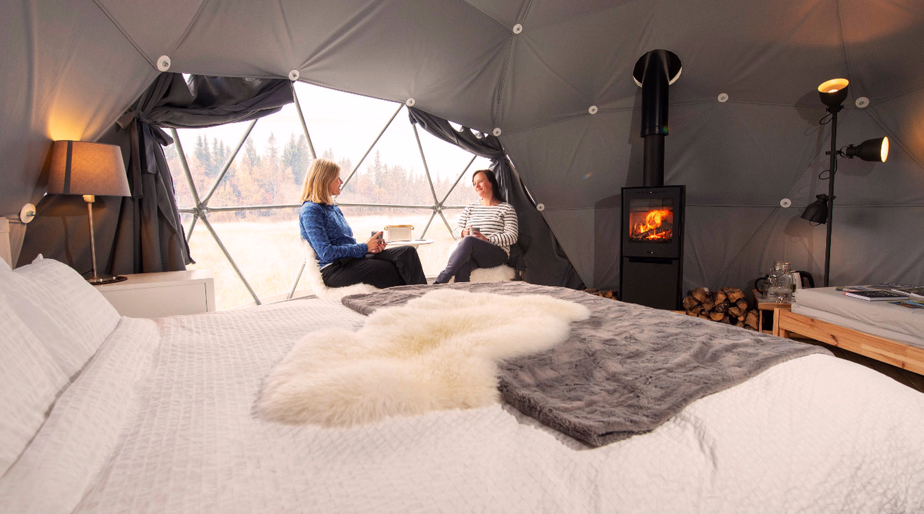 Dome Glamping for familien