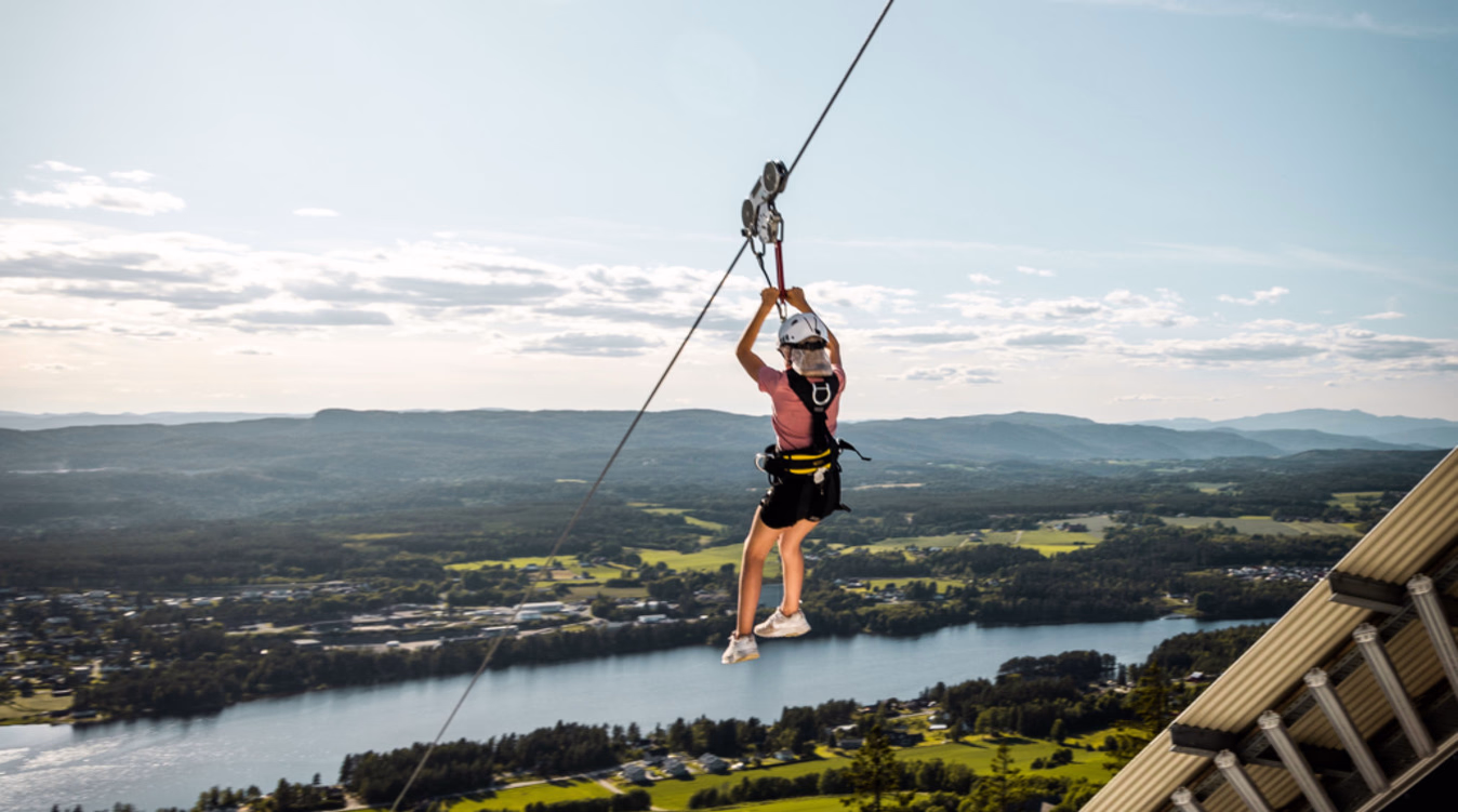 Zipline og flygermeny