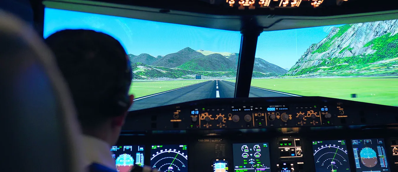 Airbus flysimulator for to