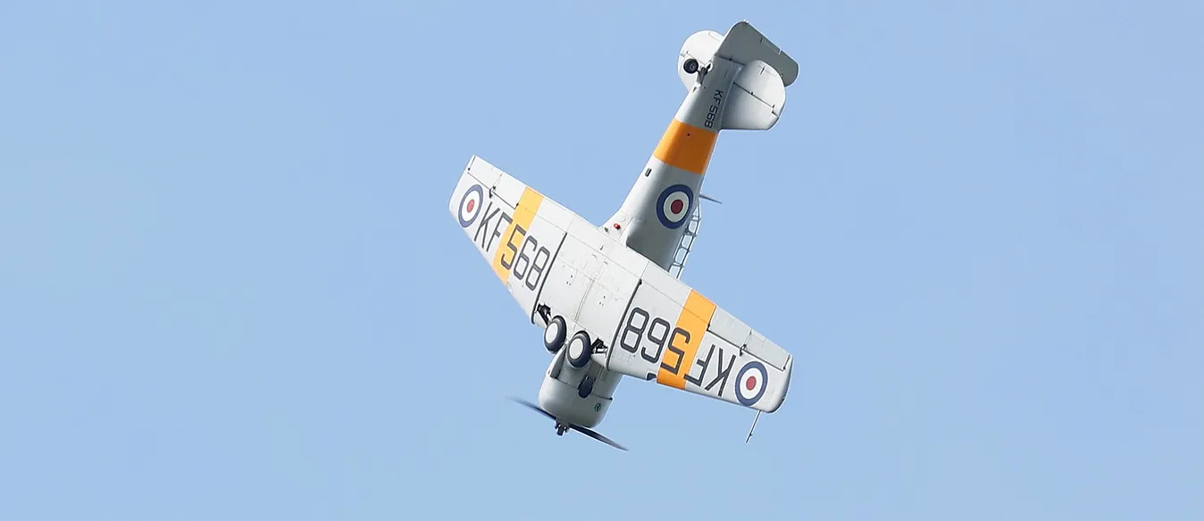 Flytur med Harvard veteranfly