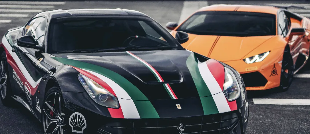 Kjør Ferrari & Lamborghini Premium