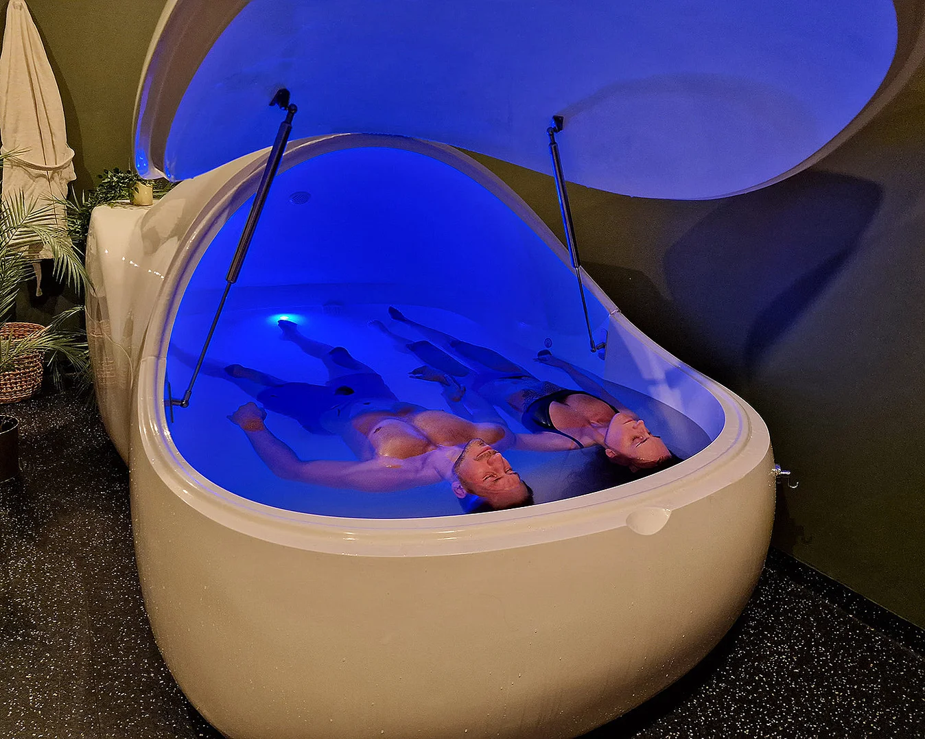 Parfloating med IR Sauna