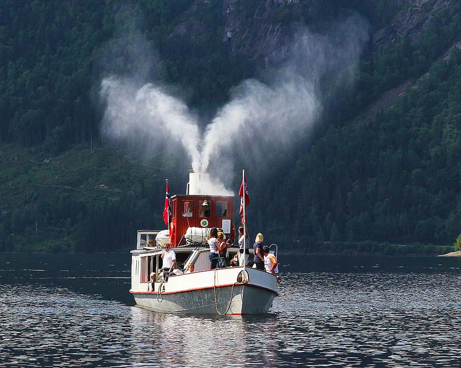 Cruisetur med dampskip