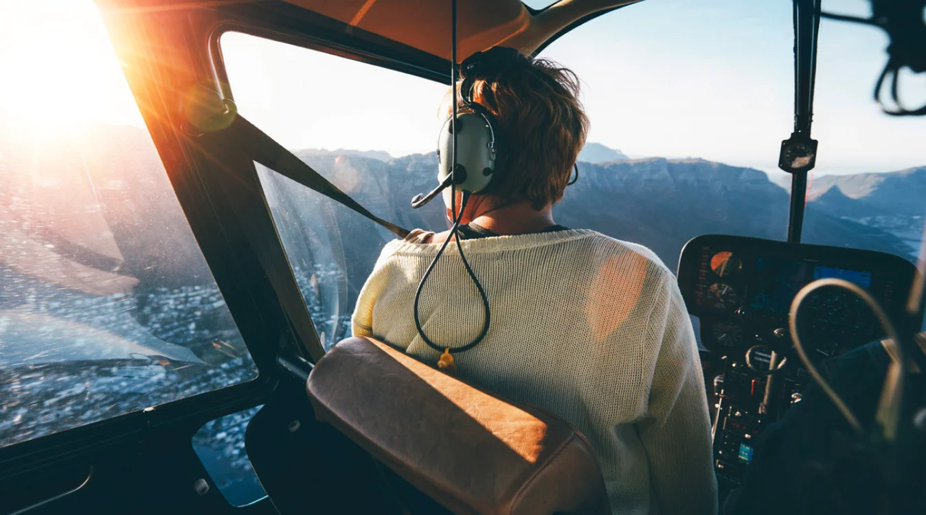 Helikoptertur over din by