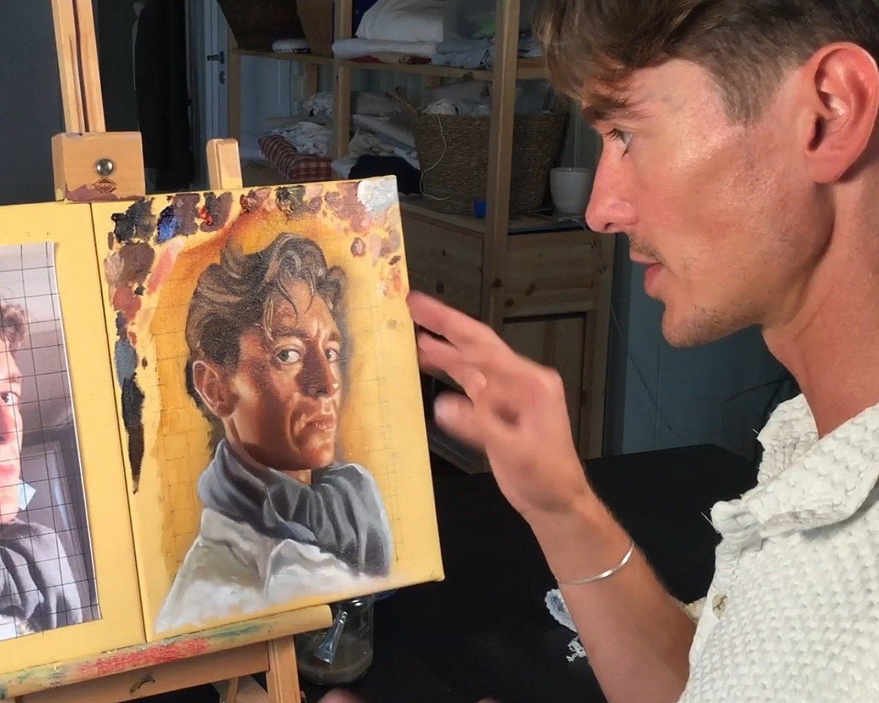 Portrettkurs i oljemaling
