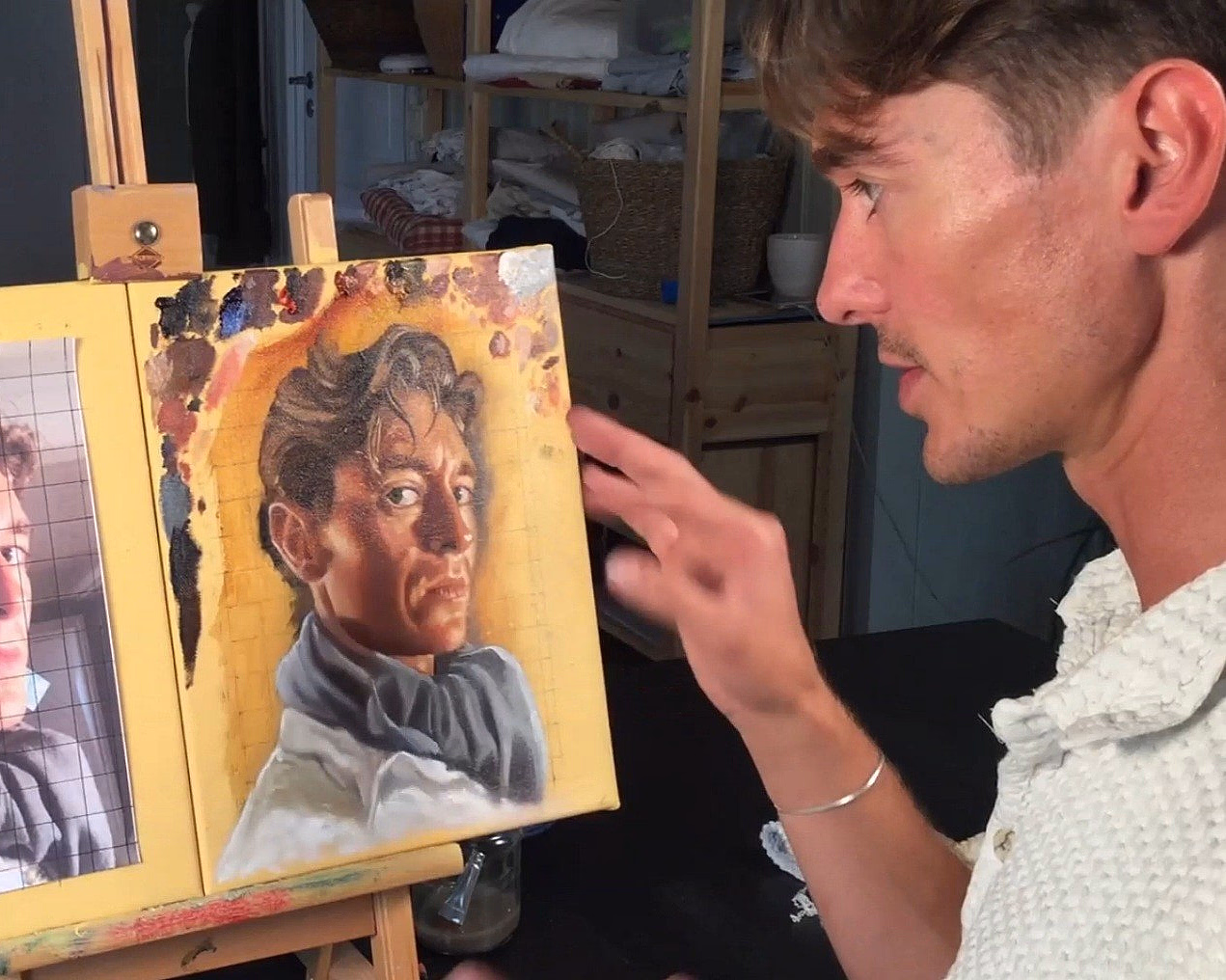 Portrettkurs i oljemaling