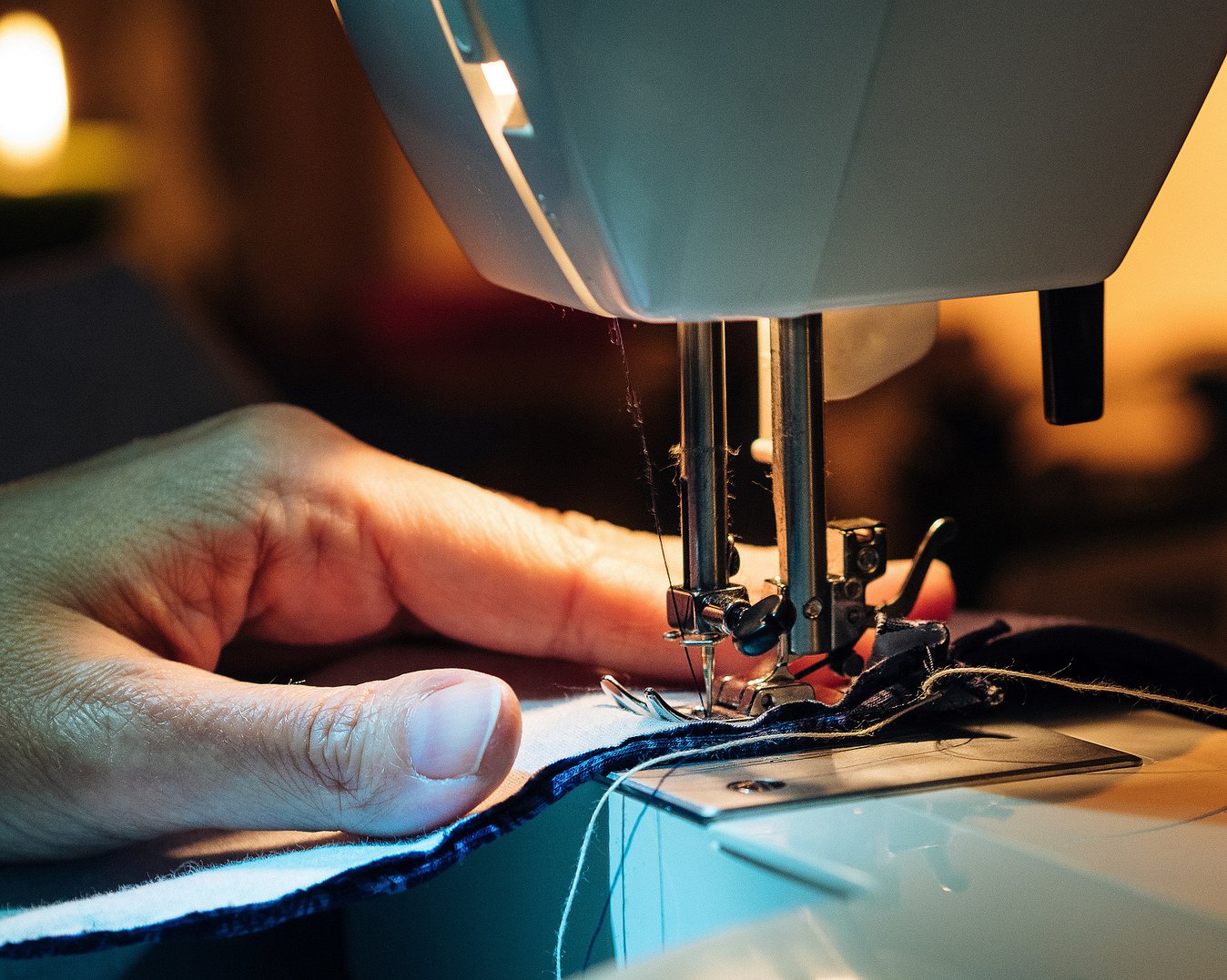 Sykurs i quiltet jakke