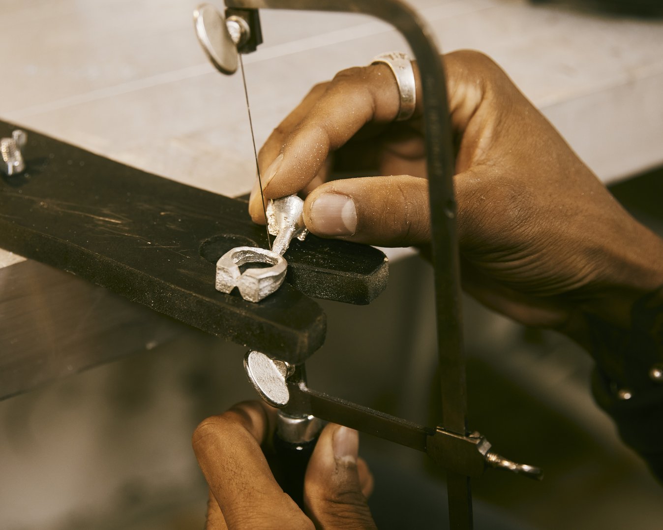 Date på smykkeverkstedet