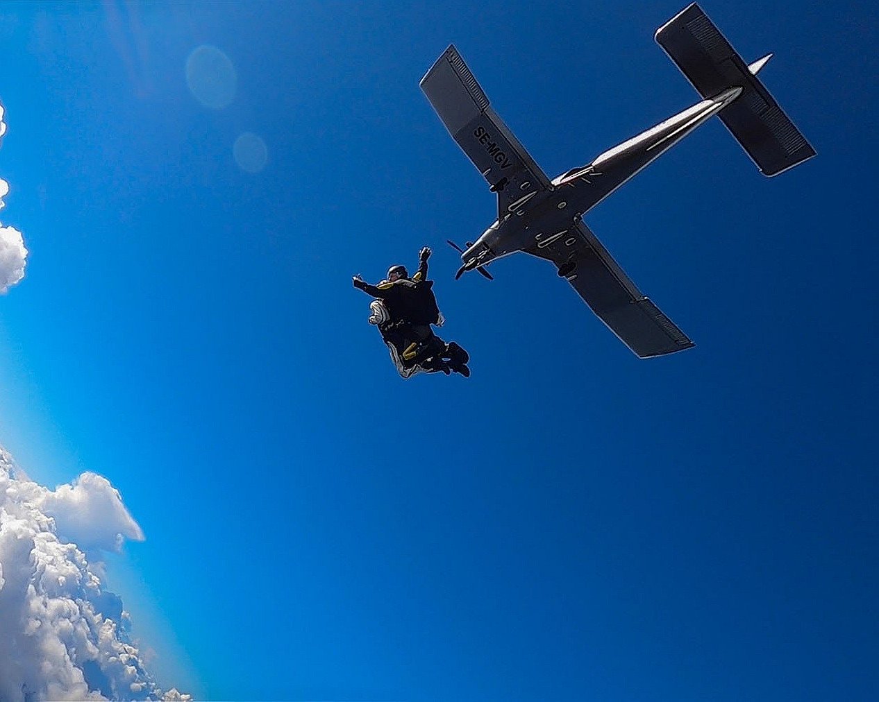 Tandem fallskjermhopp