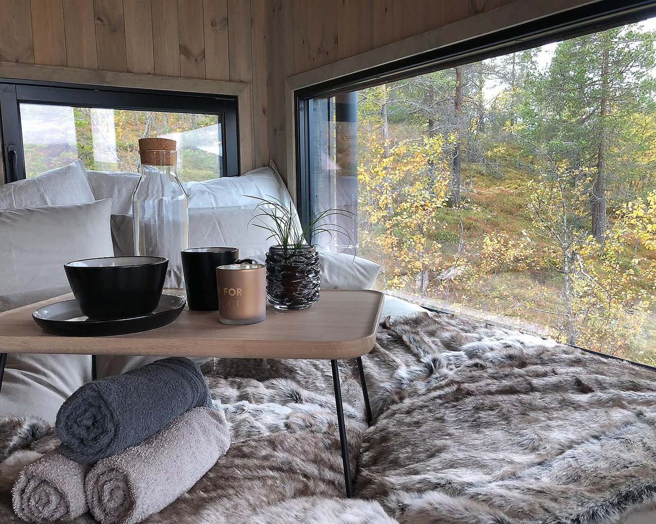 Natt i fjelltopphytte