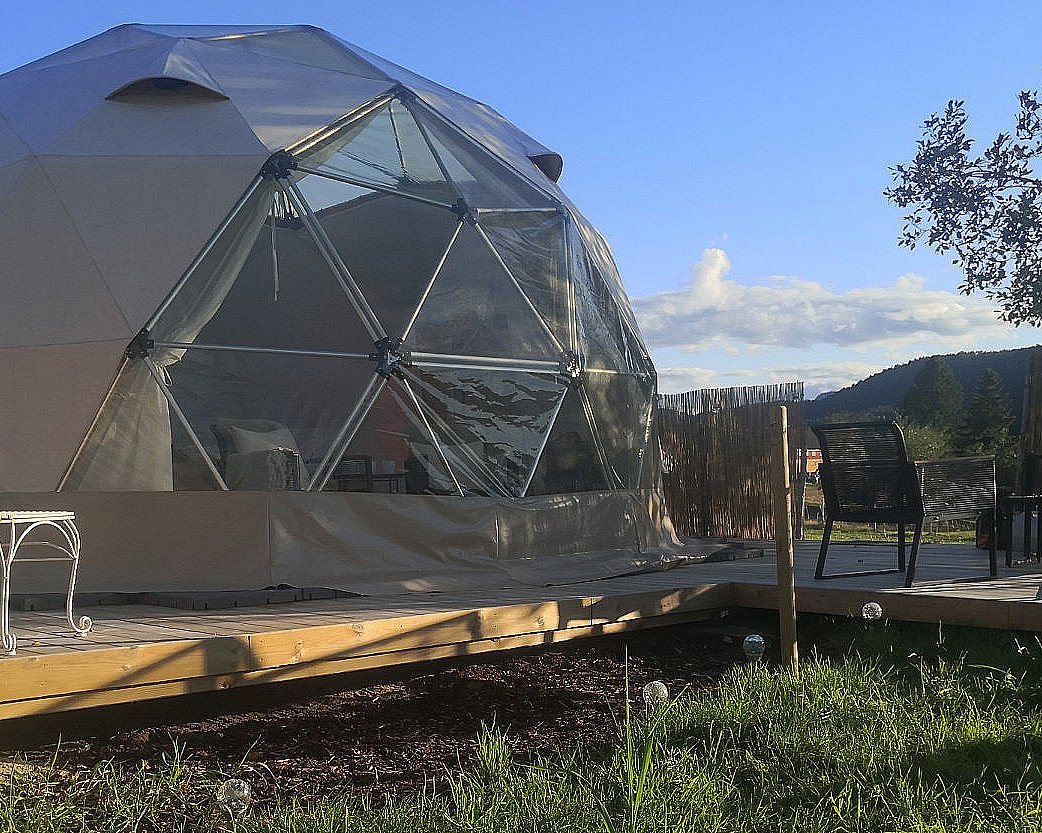 Dome Glamping & alpakkavandring