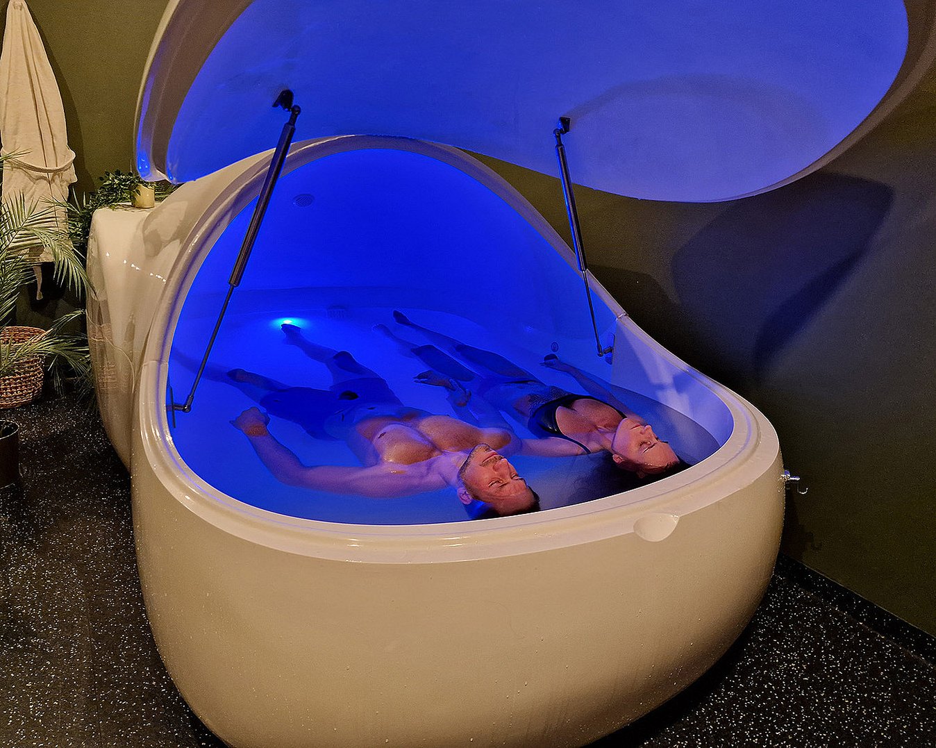 Parfloating med IR Sauna