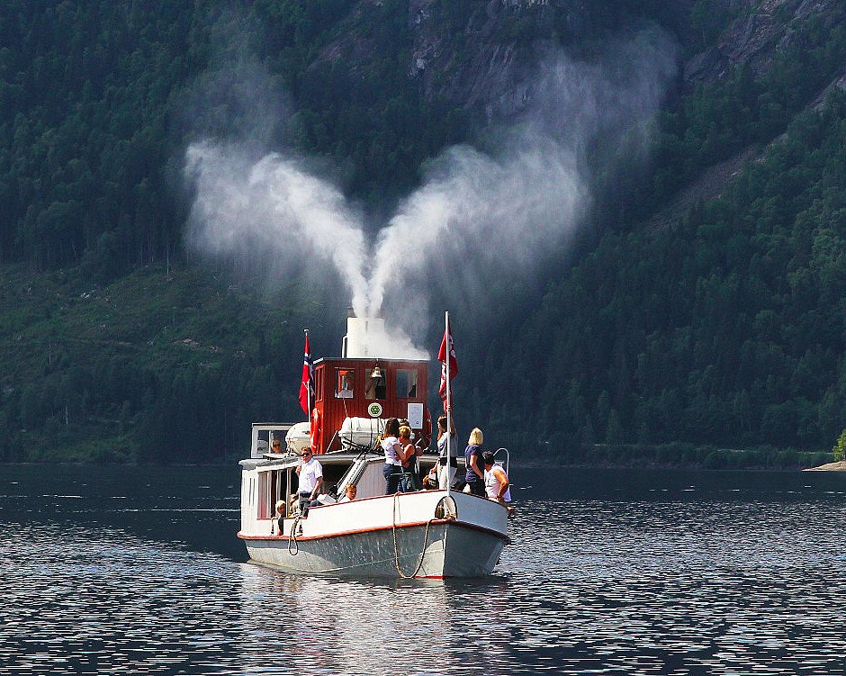 Cruisetur med dampskip