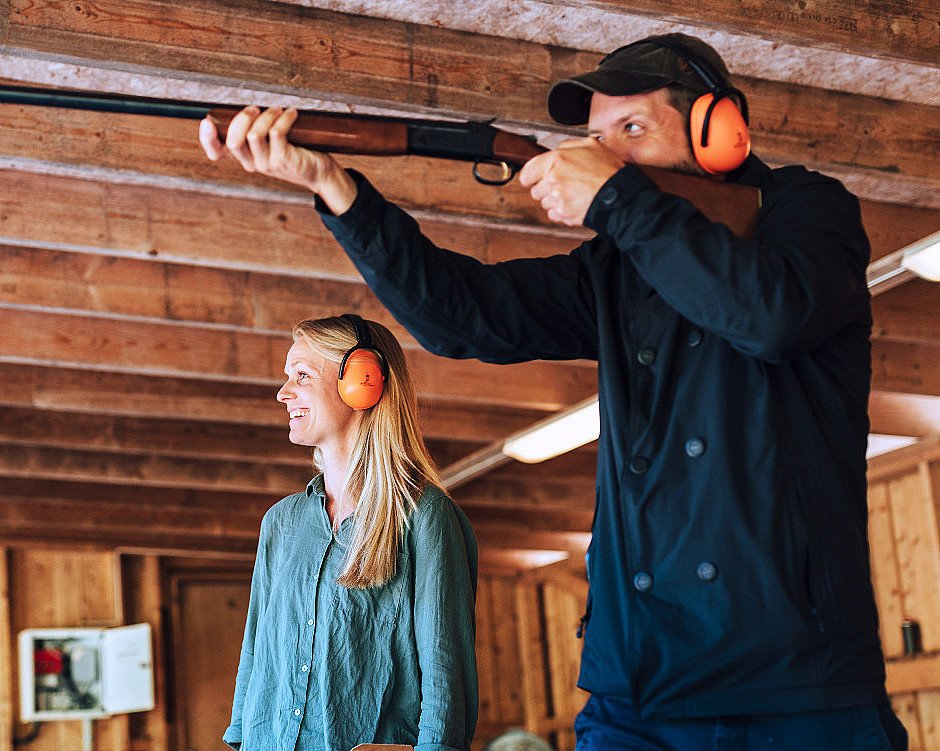 Leirdueskyting for to deluxe