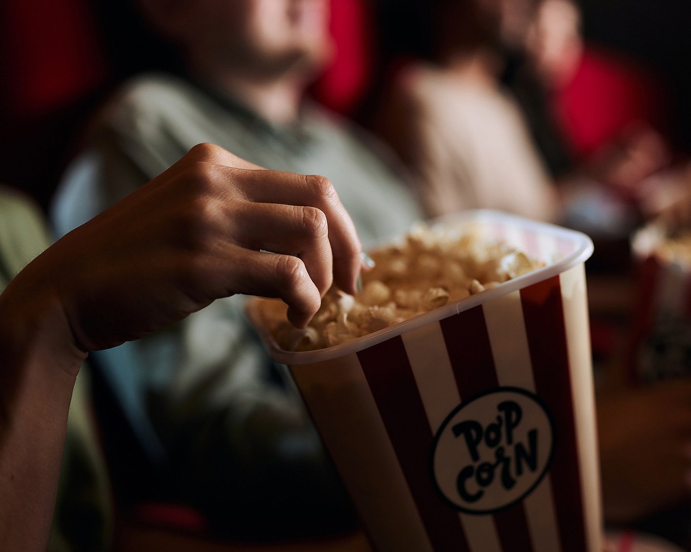 Kino med popcorn og brus