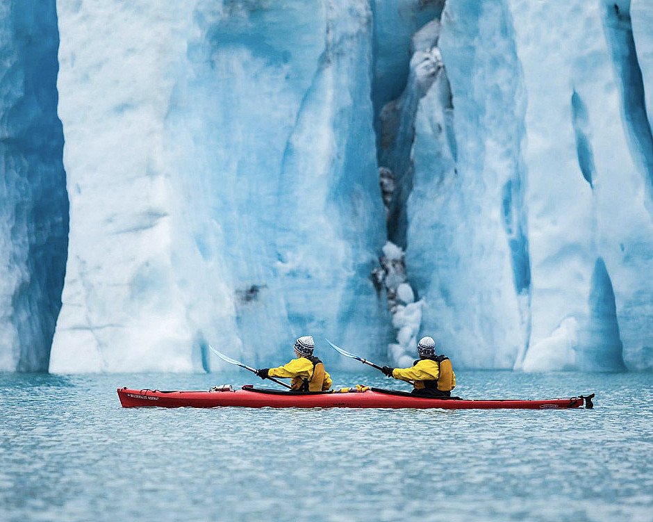 Isbreeventyr fra kajakk