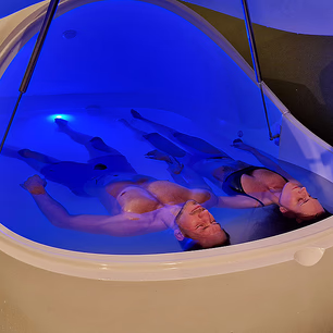 Parfloating med IR Sauna