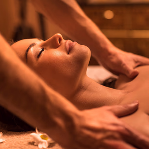 Massasje med IR Sauna